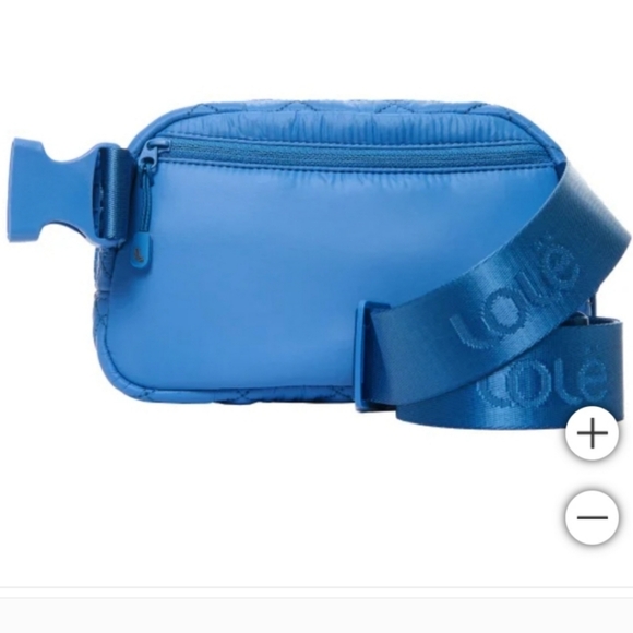 Lolë Unisex Quilted Belt Bag / Sling Bag, nw, Blue - Picture 4 of 7